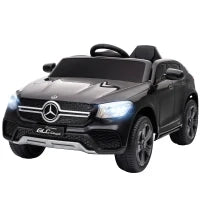 Macchina elettrica per bambini, 12V, telecomando 2.4G, 3 velocità, 105x68x50cm, Nero