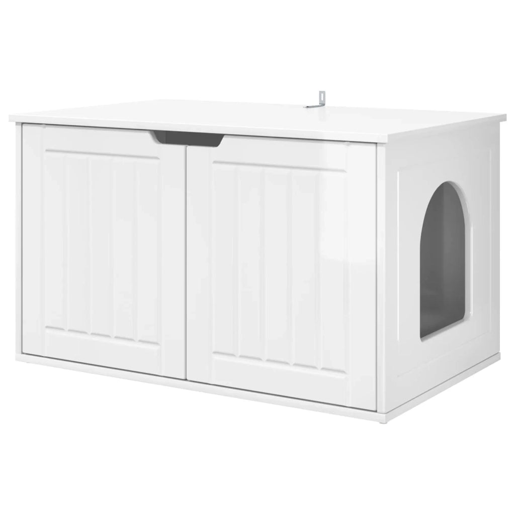 Casa per Gatti Bianco Lucido 85 x 55 x 50,5 cm CFW5179748