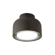 Plafoniera BOTTONE moderna in alluminio Bronzo 1xGX53