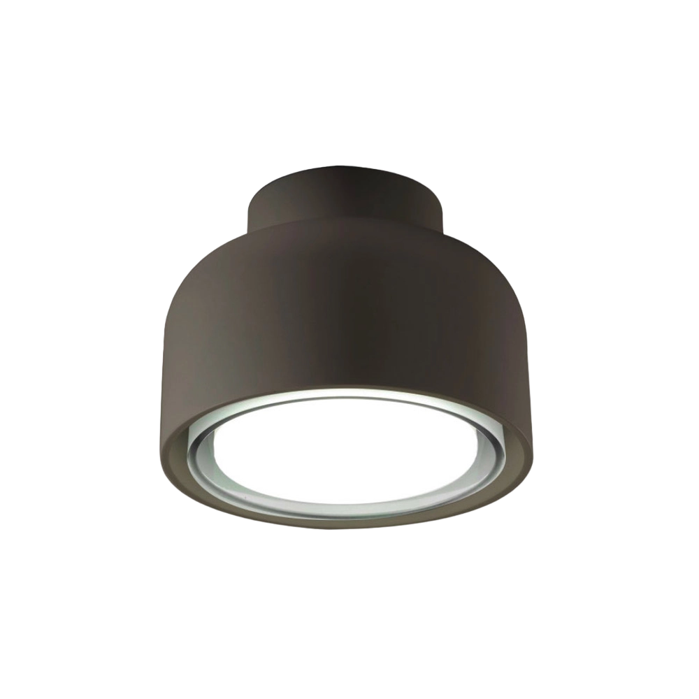 Plafoniera BOTTONE moderna in alluminio Bronzo 1xGX53