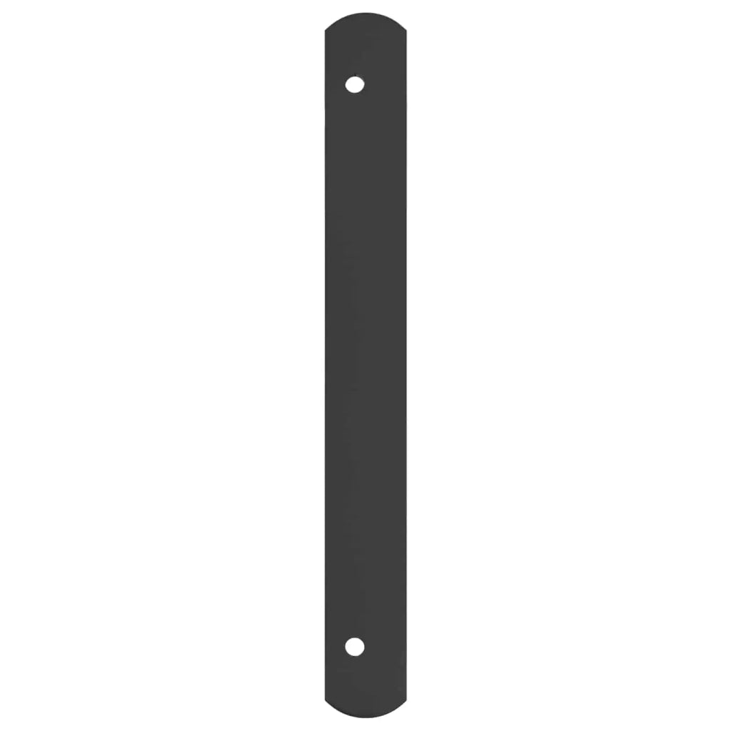 Griglia Finestra 176 x 30 cm Acciaio verniciato a polvere Nero 42020560