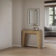 Consolle allungabile 90Ã—25/181 cm Narrow Quercia Naturale