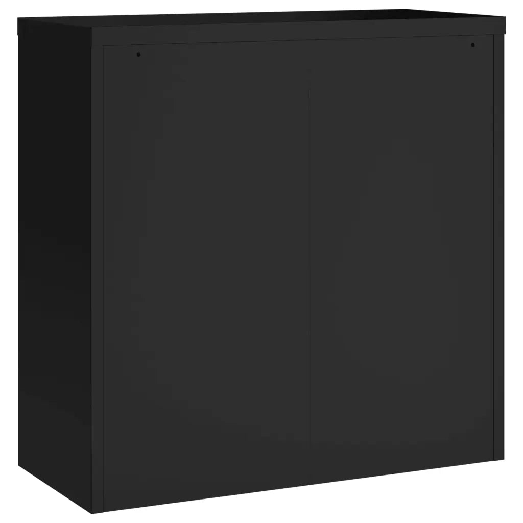 Armadio Classificatore Nero 90x40x90 cm in Acciaio CFW6966926