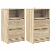 Set di 2 Comodini | Armadio da Notte | Mobiletto da notte Rovere Sonoma 40 x 30 x 467 cm Legno multistrato