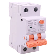 RCBO Doppia Leva, Interruttore Magnetotermico Differenziale Tipo A Curva C 1P+N 2M 6000A 30mA AC 230V IP20 IEC61009-1 GYR9NM, Disponibili 40A 50A 63A (C40A)