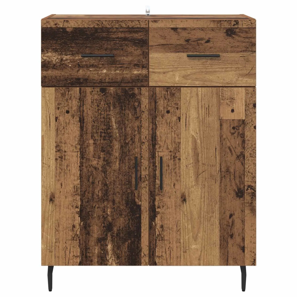 Credenza | Madia | Buffet da pranzo | Armadio da pranzo Legno vecchio 69,5 x 34 x 90 cm Legno multistrato