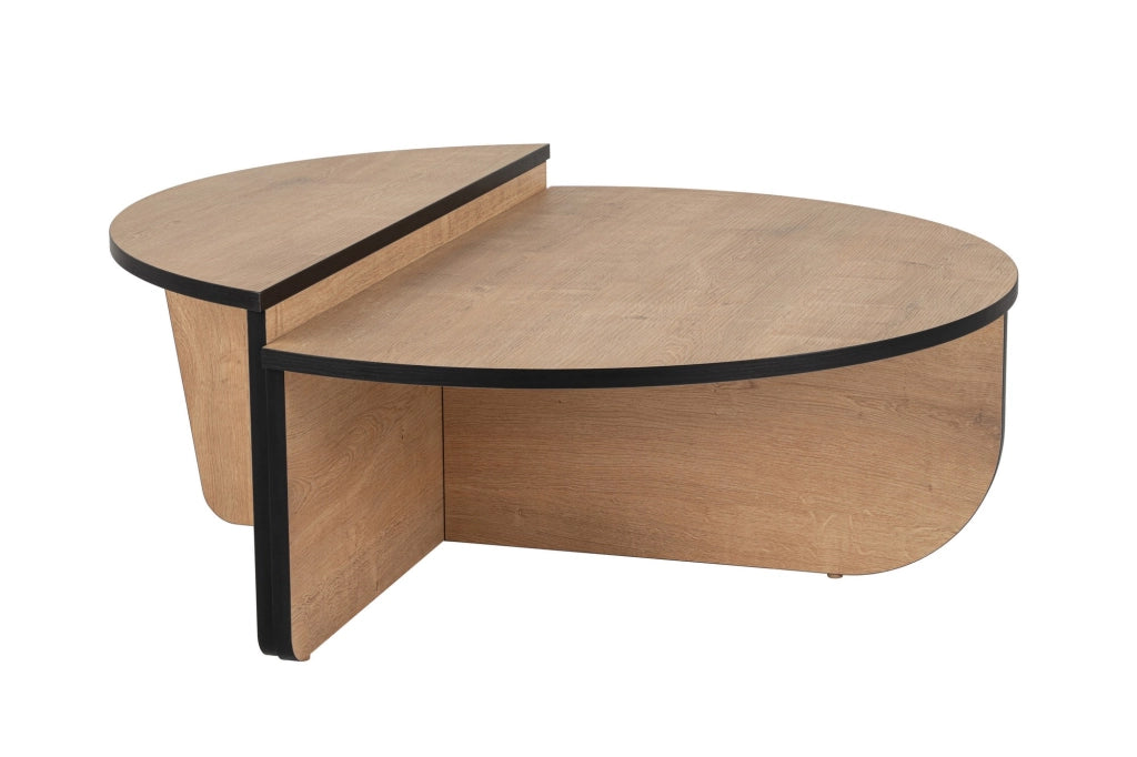 Tavolino in legno "Orion" 90 x 60 x 30 cm - Rovere miele