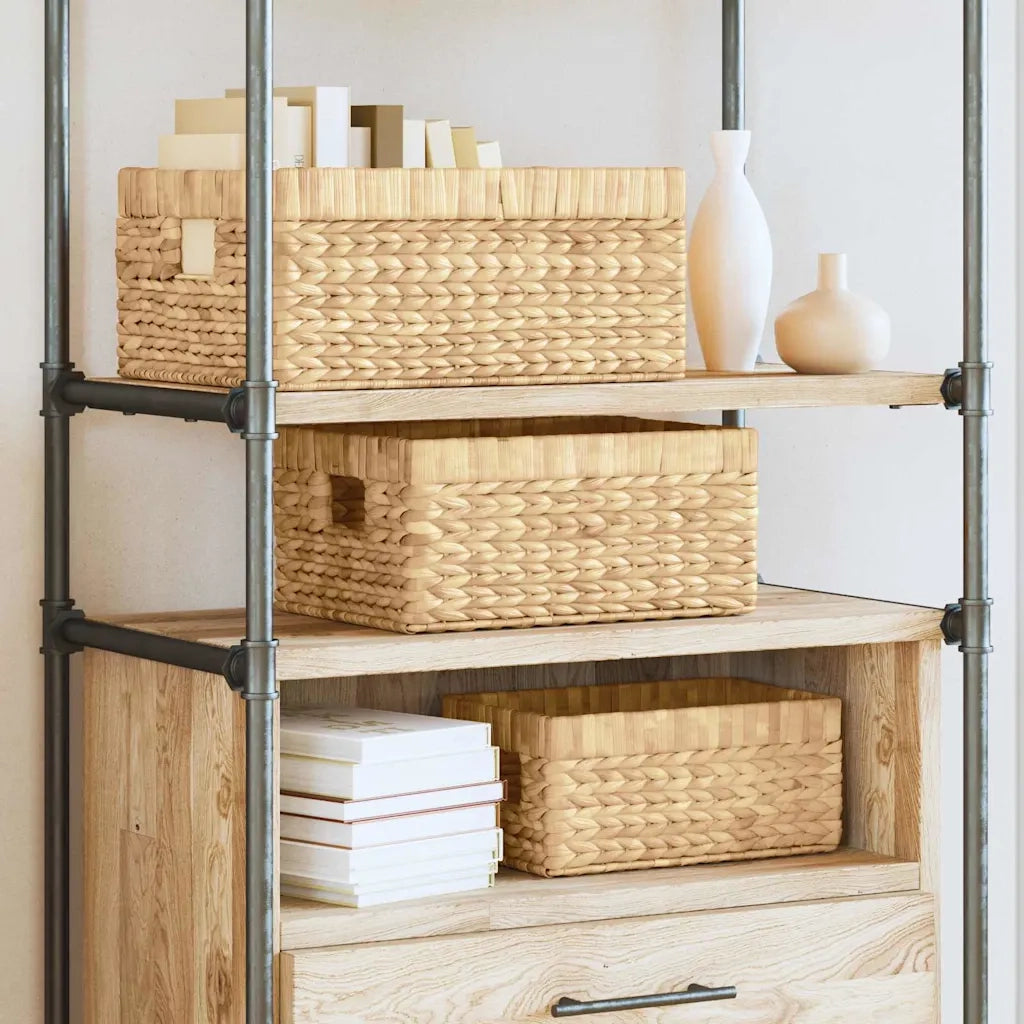 Cesti per Stoccaggio 3 pcs Naturale Giacinto d'acqua