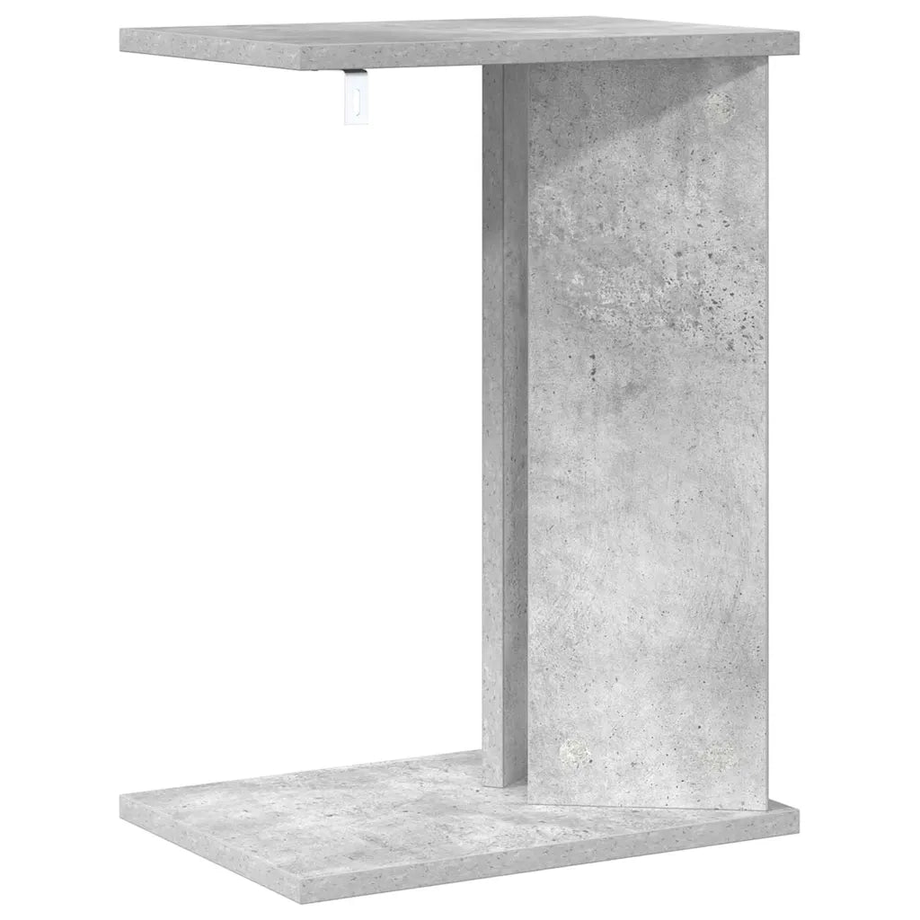 Tavolino Grigio cemento 35 x 25 x 50 cm Legno multistrato
