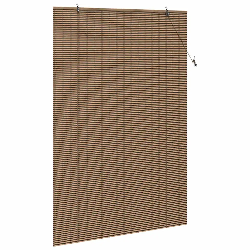 Tenda a rullo | Tenda avvolgibile con tende Marrone 150 x 220 cm Bamb¨´
