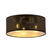 Lampada a sospensione ASTON in acciaio nero e oro