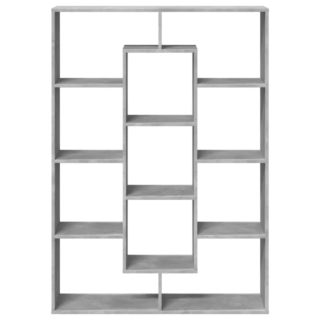 Libreria Grigio Cemento 102x29x143 cm in Legno Multistrato 3310301