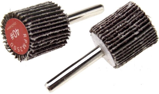 2 x Disco abrasivo 6mm - 40 Grit - Ideale per lavori precisi - Adatto per diverse macchine da trapano - Compatta ed efficiente