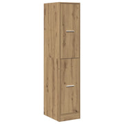 Mobile da farmacia classico contenitore 30 x 41 x 144,5 cm finitura rovere ingegnerizzato realizzato artigianalmente 02_0050627