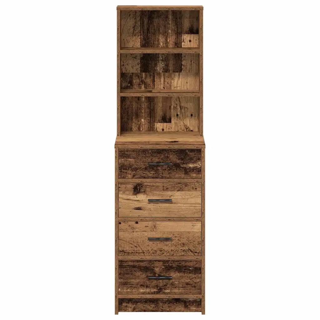 Credenza-Buffet-Armadio da cucina Legno vecchio 40 x 41 x 135 cm Legno multistrato
