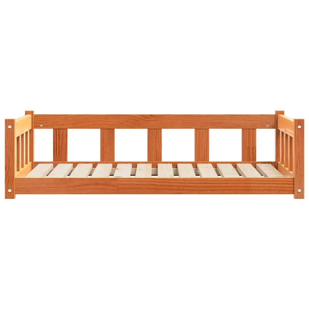 Letto per Cani Marrone cerato 100 x 70 x 28 cm Pino massello CFW3673962
