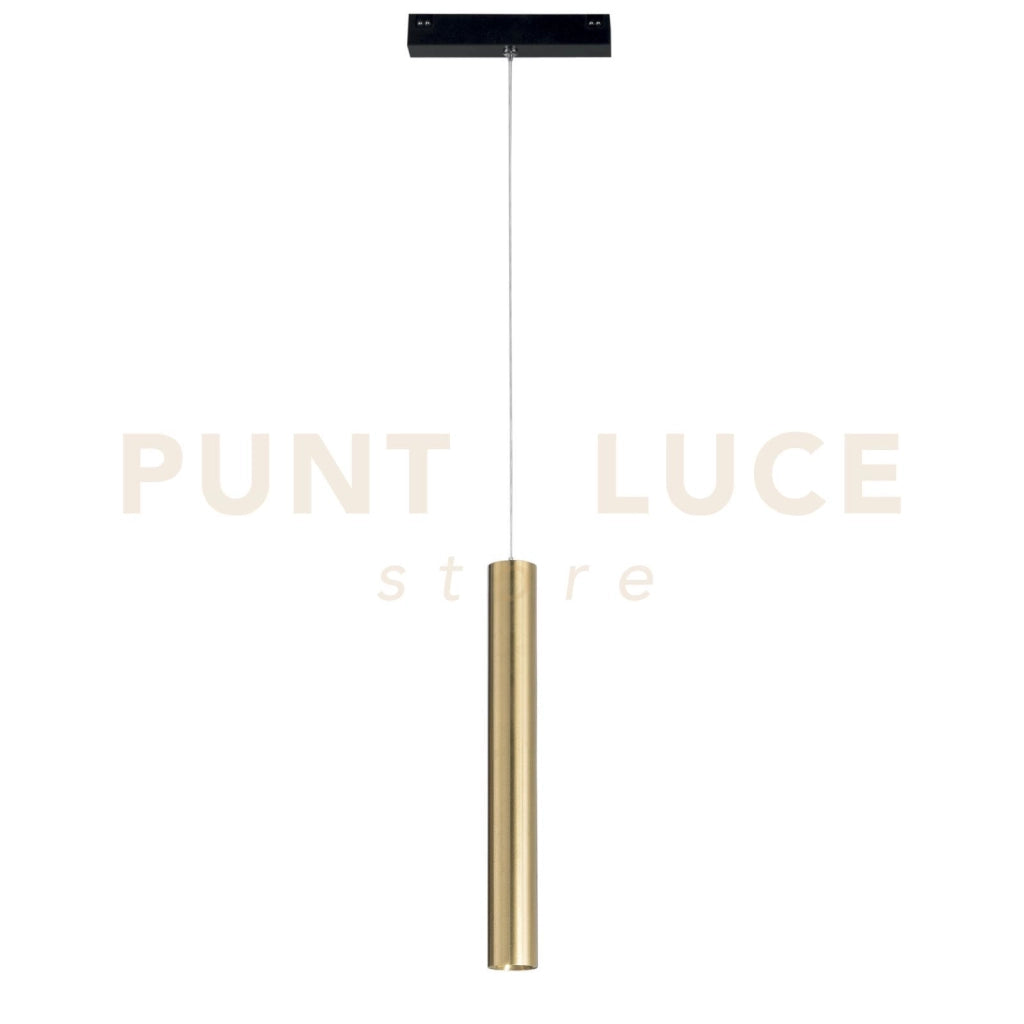 SOSPENSIONE DAVINCI TUBO ORO LED 48V 3W 300LM 3000K 30X16,1X3,5CM