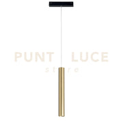 SOSPENSIONE DAVINCI TUBO ORO LED 48V 3W 300LM 3000K 30X16,1X3,5CM