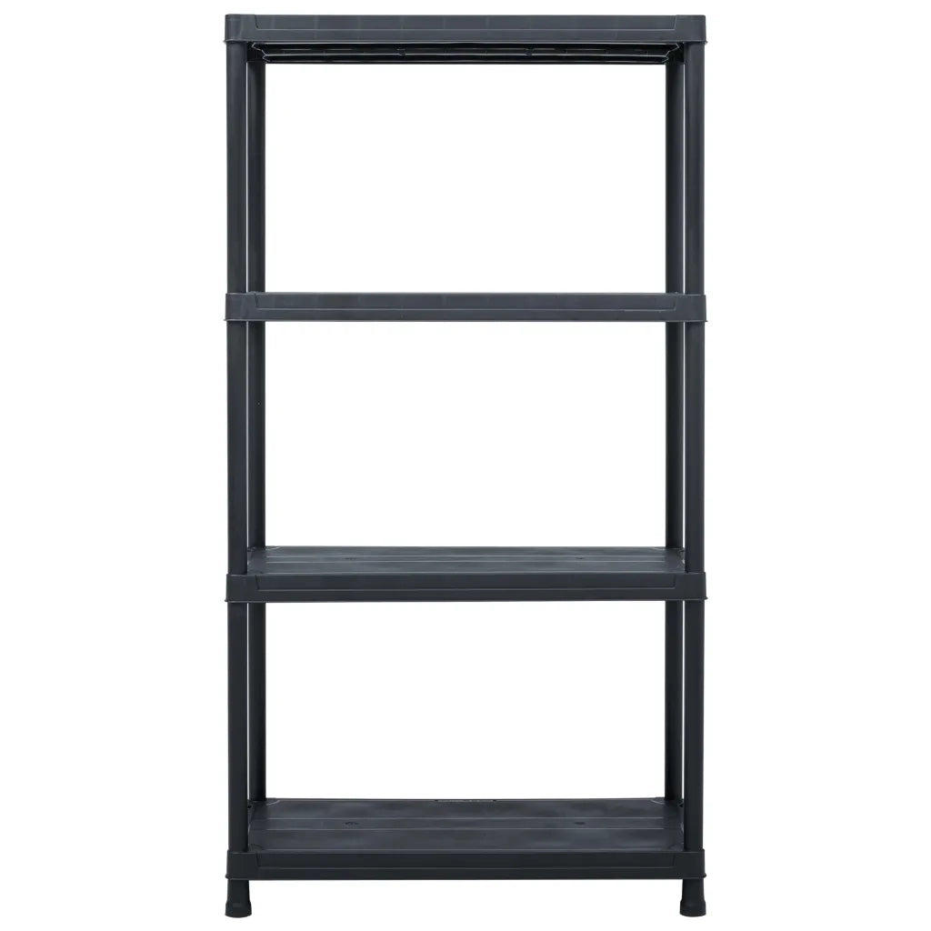 Scaffali 5 pz 60x30x138 cm Nero in Plastica CFW4118152