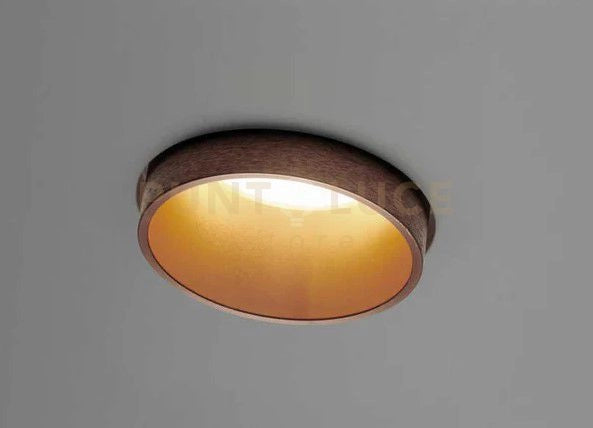 THESSALY faretto per Incasso 1 Luce Bordo rame attacco faretto GU10 d.10cm