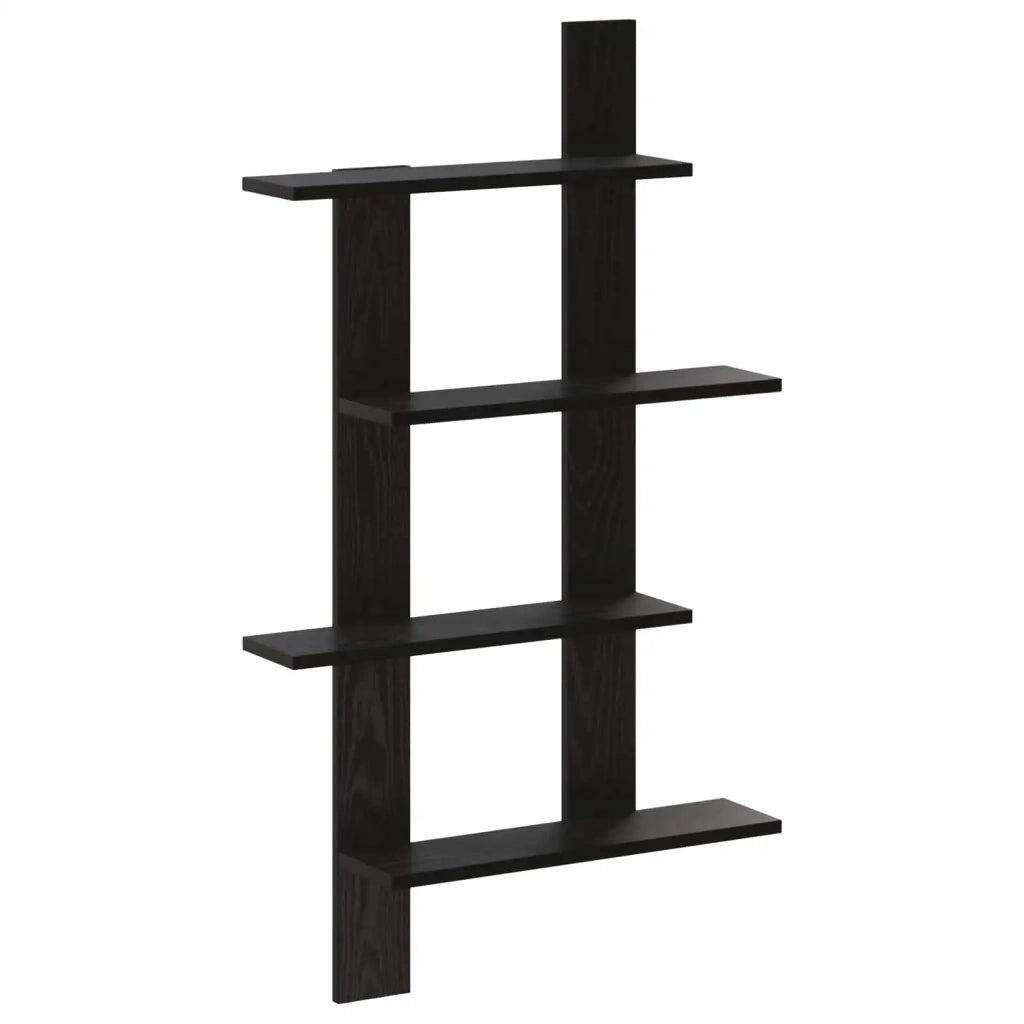Scaffale da parete Rovere Nero 61 x 13,5 x 105 cm 8020330
