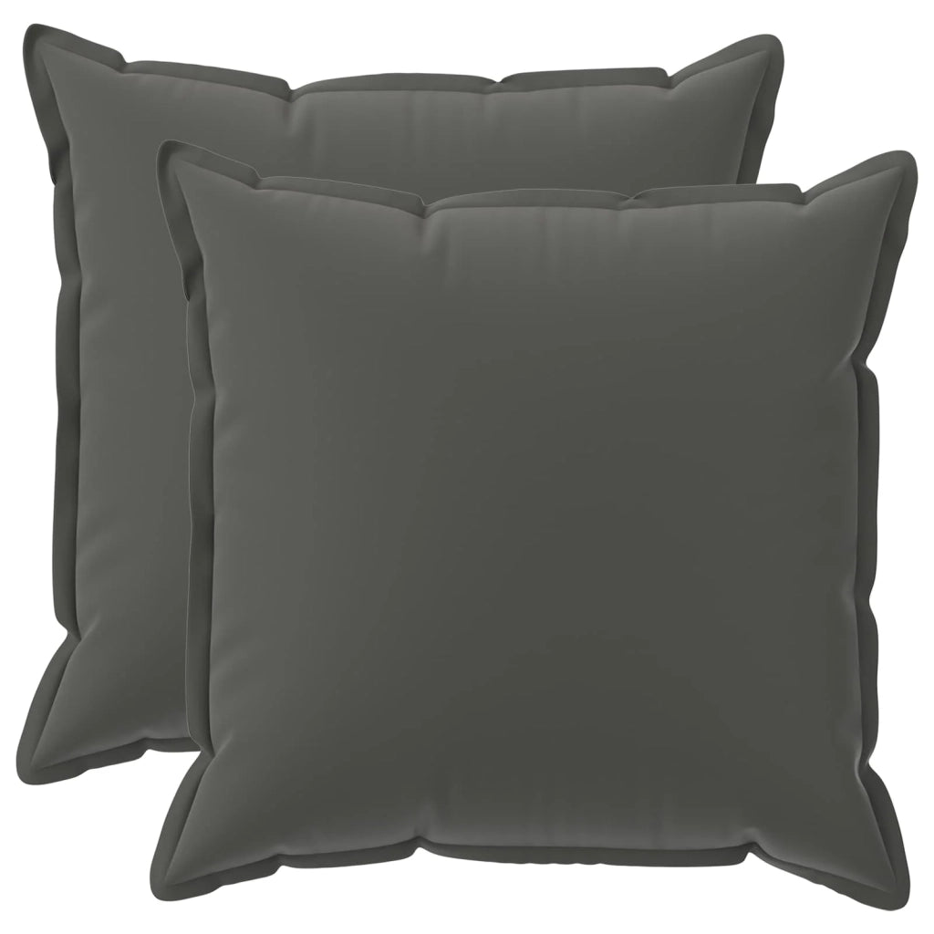 Federa 2 pcs HOUTEN Antracite 55 x 55 cm Poliestere 920485
