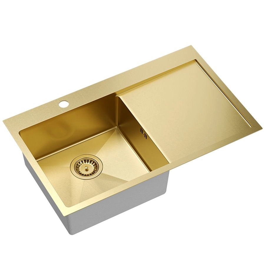 Lavello In Acciaio Russel 111 Gold