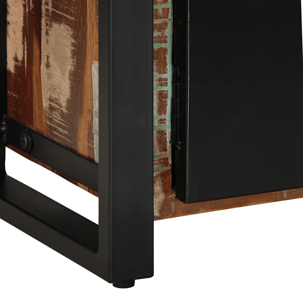 vidaXL Mobile Porta TV 80x30x40 cm in Legno Massello di Recupero