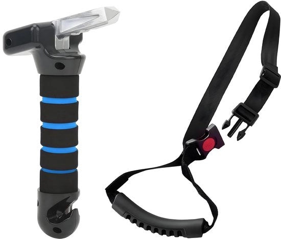 Autodeurklink 3-in-1 - Manubrio Portatile per Auto - Chiusura Automatica - Manubrio Portatile con Sistema di Blocco - Progettazione Ergonomica - Peso Leggero - Materiale Resistentente all'Ossidazione - Manubrio di Apertura della Porta