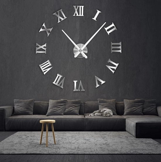 Ora Moderna Arabesca 3D-Wall Clock - Decorazione di Lusso - Ufficio, Salotto, Camera da Letto