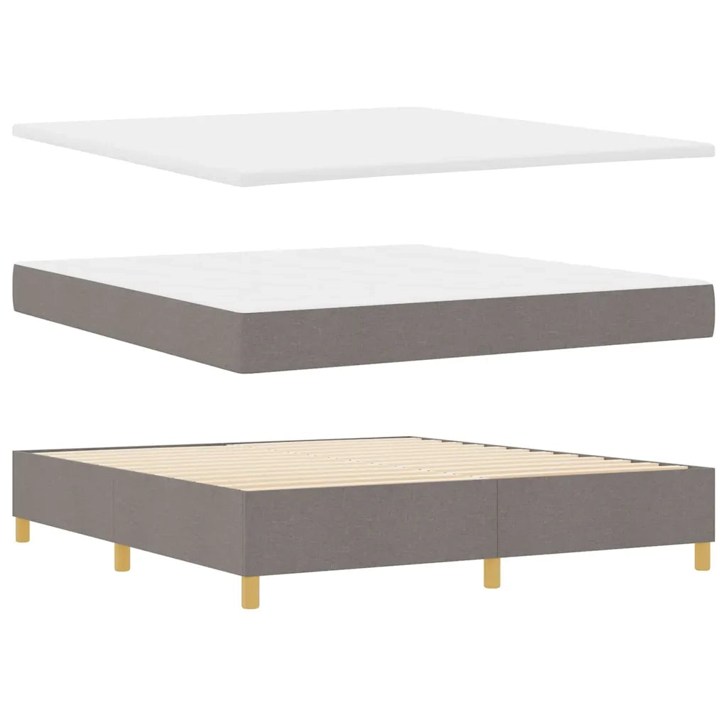 Letto a molle con materasso Talpa 180 x 200 cm Tessuto