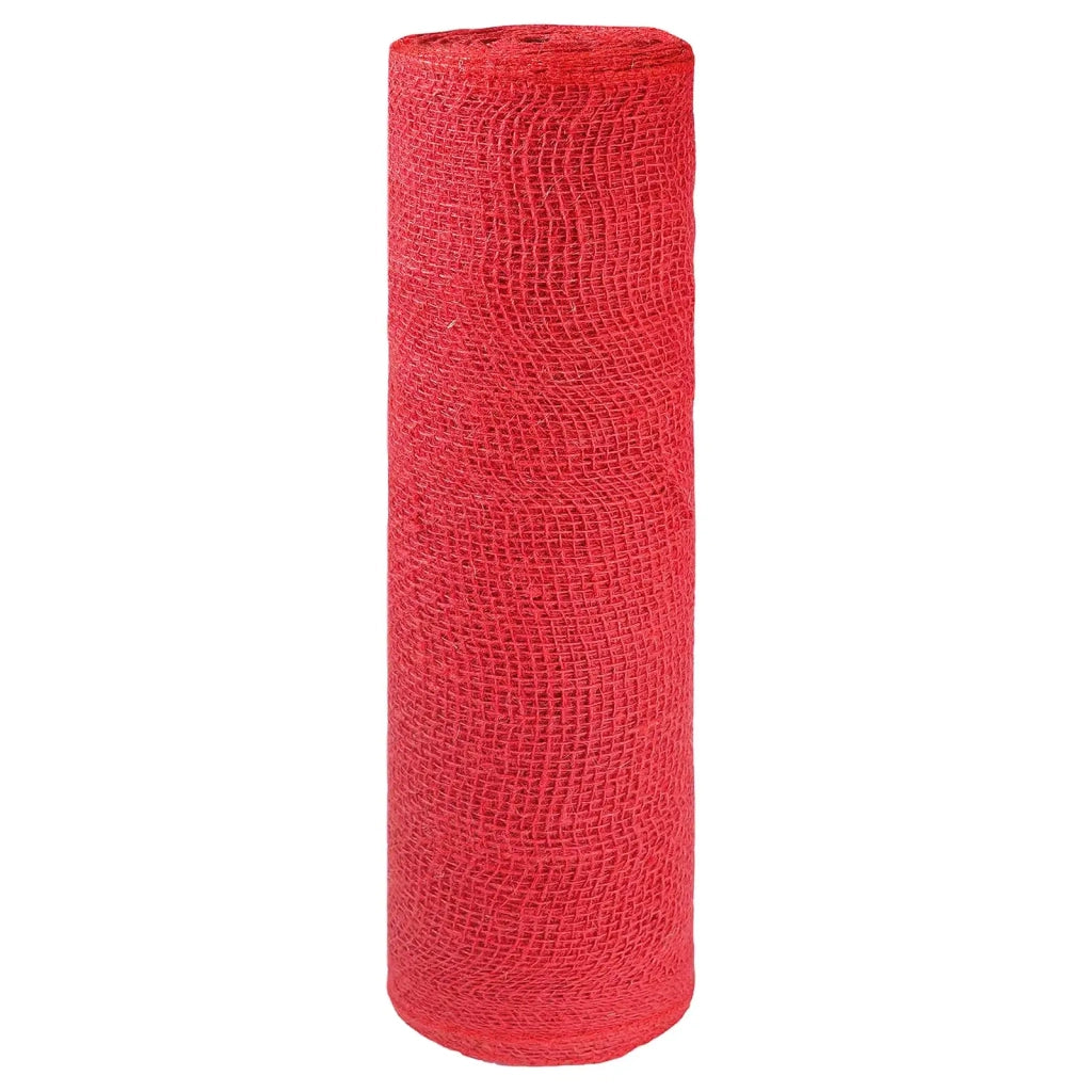 Rotolo di Juta 50 x 500 cm Rosso 42012048