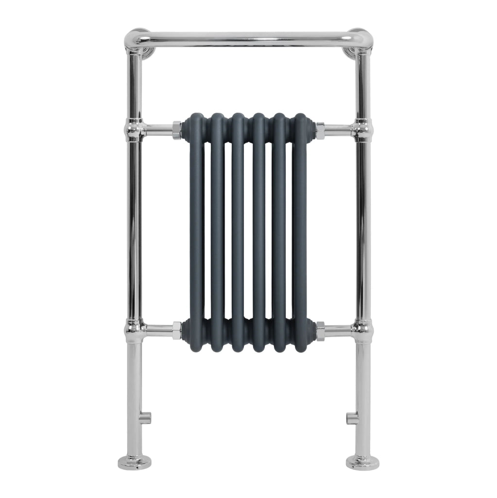 Radiatore Bagno Tradizionale 950x570mm Grigio Cromato Scaldasalviette