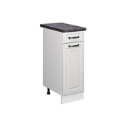 Vicco Mobiletto base per cucina Bianco casa di campagna 30 cm , PL Antracite