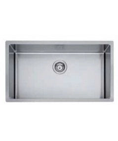 Lavello 1 vasca radius inox spazzolato 74 x 44 cm lnr74fsfr