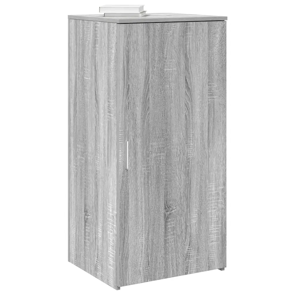 vidaXL Mobile Portaoggetti Grigio Sonoma 50x45x103,5 cm in Truciolato