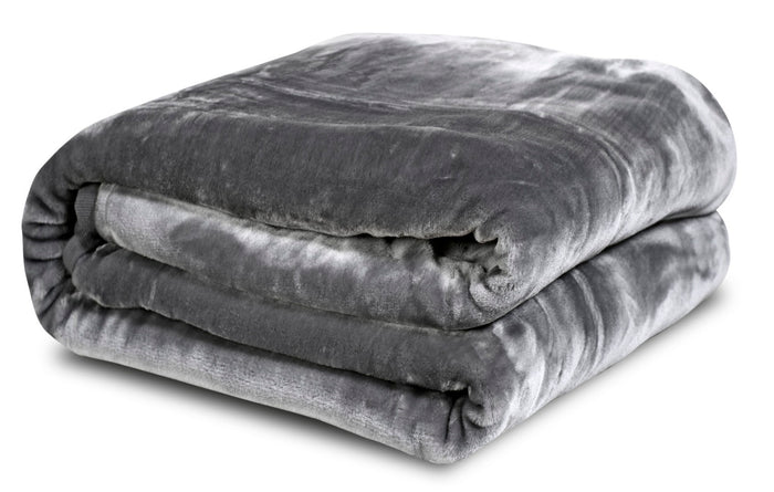 AIO FACTORY Coperta in acrilico 160x200 cm Grigio - Morbida, accogliente, decorativa