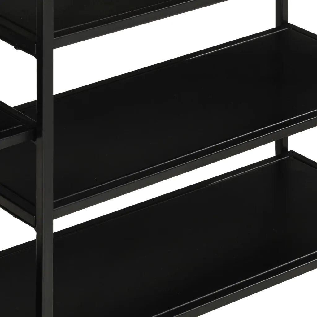 Tavolo Consolle | Tavolo d'Ingresso 110x30x75cm Legno Massello Mango Grezzo e Ferro