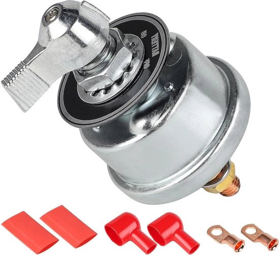 Scheidingsschakelaar percorrente 200 A per batteria 12 V-48 V - clip in rame - per veicoli commerciali camper e barche - disconnetti con un solo clic - alta potenza