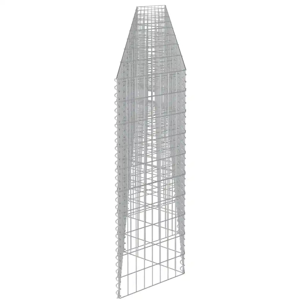 Gabbione in Acciaio Zincato 630x30x100 cm 143573