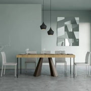 Consolle allungabile 90x40/190 cm Diamante Small abete tinto telaio orso