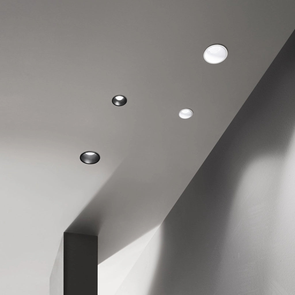 INCASSO LED QUARK NERO COB 8W 830LM CCT 3000K / 4000K / 6500K 6,5X5,5CM