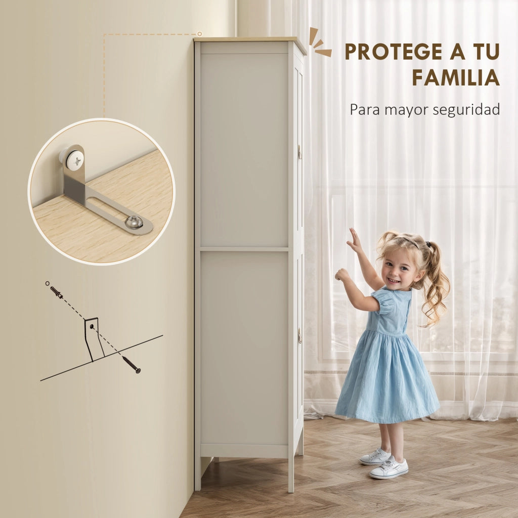 Armadio da Cucina con Luci LED a Sensore di Movimento ¨C zephmum ¨C Bianco