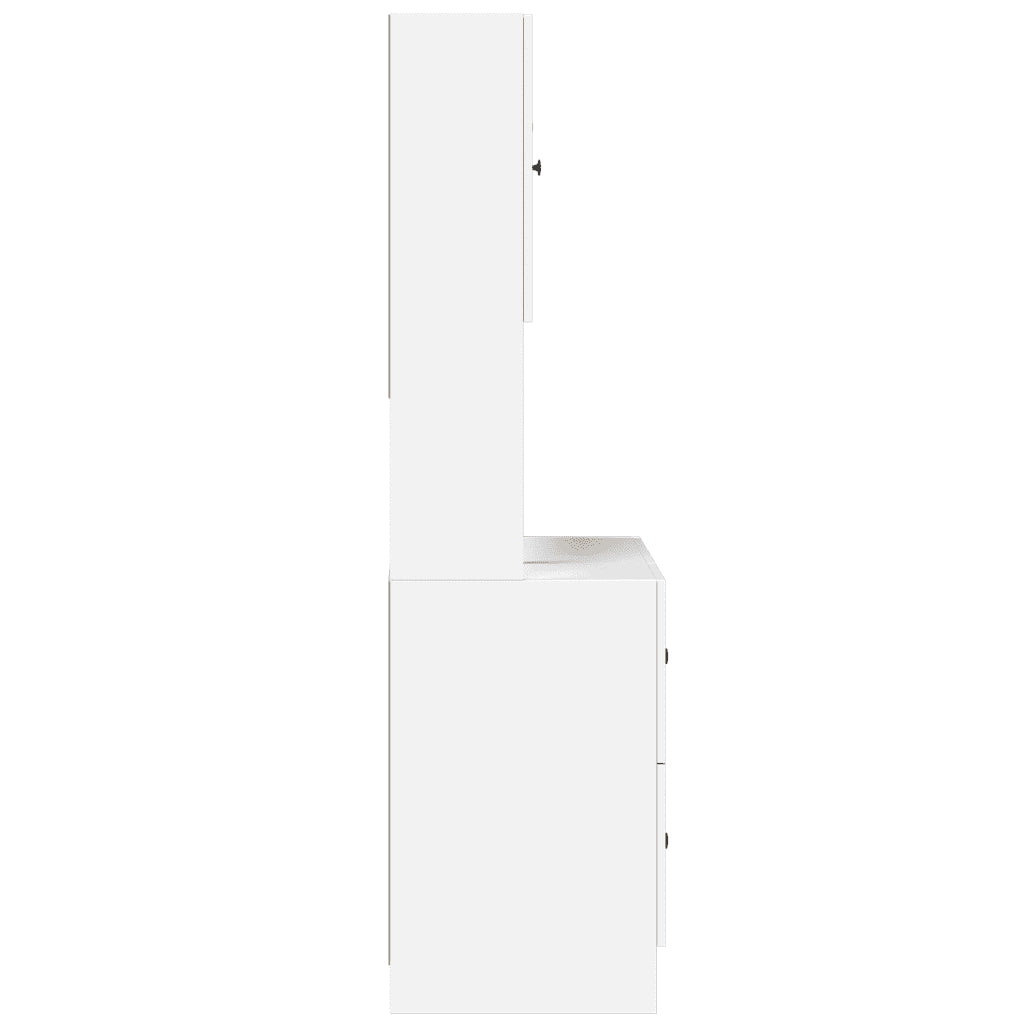 vidaXL Mobile da Cucina Bianco 95x50x180 cm Legno Multistrato