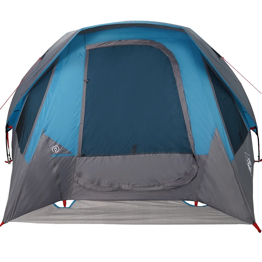 Tenda Familiare Cabina per 6 Persone-Tenda da campeggio Blu Impermeabile 929131
