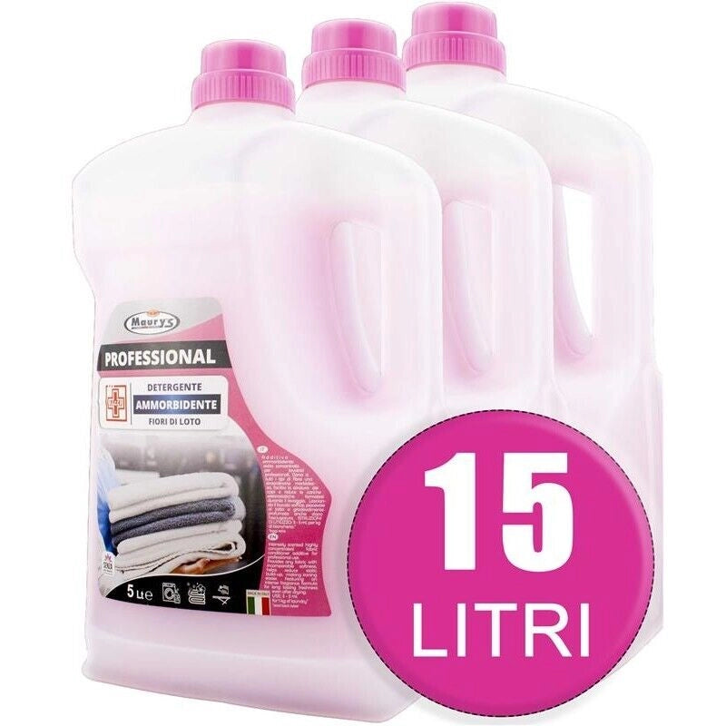 15LT MAURY'S PROFESSIONAL AMMORBIDENTE FIORI DI LOTO IN CONFEZIONE DA 3X5 LT
