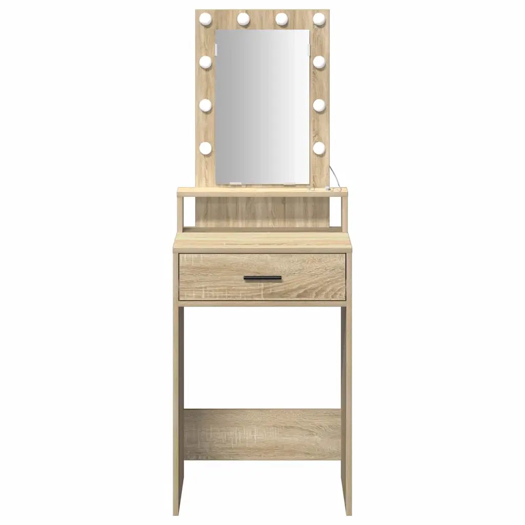 Toeletta | Tavolo da Trucco Marrone 50 x 41 x 140 cm Legno multistrato