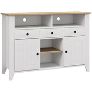 Credenza TV con cassetti ¨C zephmum ¨C 120x38x81,5 cm bianco
