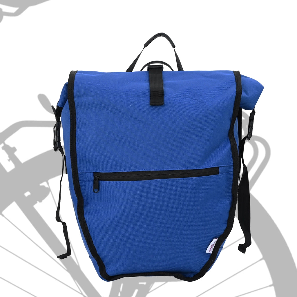 Borsa per Bicicletta per Portapacchi 25 L Blu 32.5x17x57 cm