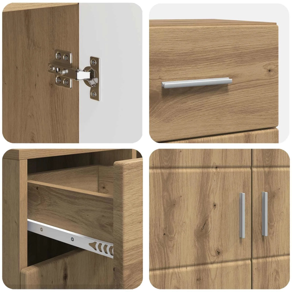 Armadio in Legno Rovere artigianale 88,5 x 30,5 x 73 cm CFW5025360